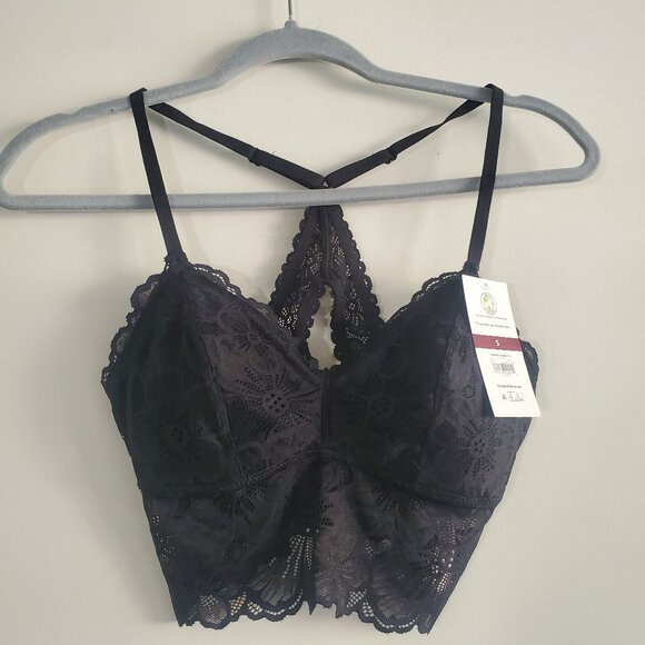 No Boundaries Lace Bralette Small Black Fairy Goth Whimsygoth - Picture 1 of 10
